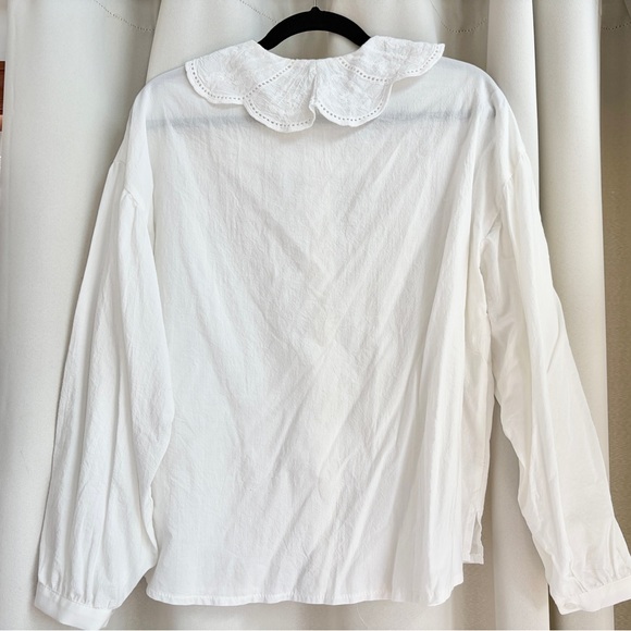 Olive Clothing Collar Blouse - Picture 3 of 5